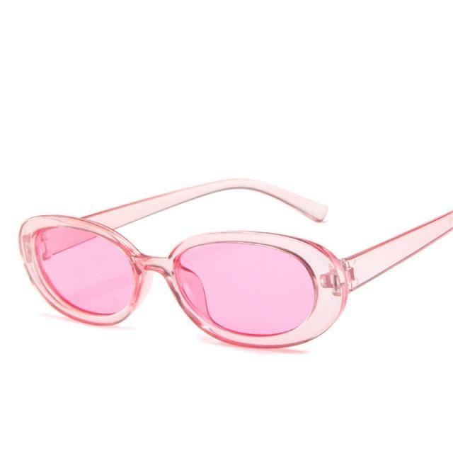 Oval Sunglasses For Women Retro Designer Glasses For  Women/Men Small Eyewear For Women Tiny Small 90s Sunglasses Women Polarized Retro Oval Sunglasses Tinted Glasses