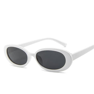 Oval Sunglasses For Women Retro Designer Glasses For  Women/Men Small Eyewear For Women Tiny Small 90s Sunglasses Women Polarized Retro Oval Sunglasses Tinted Glasses