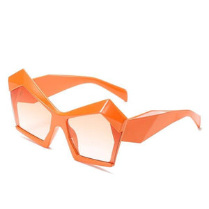 Oversized Square Cateye Polarized Sunglasses Big Trendy Style Fashionable Personality Big Frame Sunglasses New Fashionable & Popular Street Style Sunglasses For Women