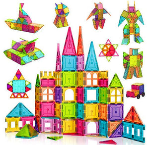 Contixo ST4 Magnetic Tiles 112 PCs 3D Building Blocks