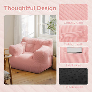 Kids & Teens Corduroy Bean Bag Chair
