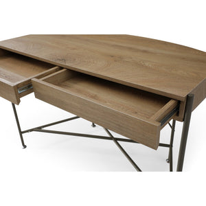 Kenia Writing Desk with 2 Drawers