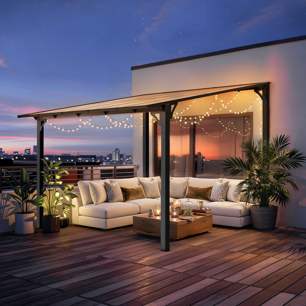 Aera Lean To Patio Gazebo