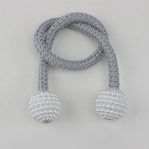 Pearl Magnetic Curtain Clip Curtain Holder Tieback Buckle Clips Hanging Ball Buckle Tie Back Curtain Accessories Home Decor  Decorative Curtain Holdbacks Crystal Tie Backs For Curtains Curtain Holders For Window Draperies