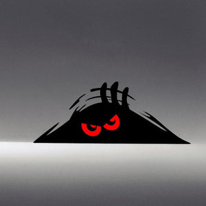 Peeking Monster Scary Eyes Car Sticker Peeking Elf Car Decal Waterproof Car Decal  Vinyl Car Decal Sticker Waterproof Self-adhesive Car Sticker Scratch Cover Decal Auto Decoration Funny Peeking 3D Big Eyes Sticker Car Styling