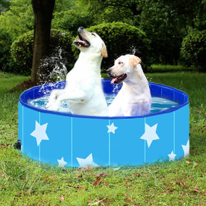 Pet Bathing Tub Foldable Dog Pool Anti-skid Safe Environmental Dog Washing Station For Home Large Space High Strength Collapsible Dog Bathtub Pet Swimming Pool Portable Foldable Pet Bathtub Pool for Dogs Cats