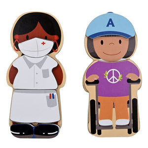 WE ALL BELONG Magnetic Dress-Up Activity Set