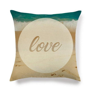 Pillowcase Sofa Cushion Cover Decoration Linen Pillow Case Higher Quality Marine Sea Life Pillow Covers Cases Super Soft Square Cushion Decorative Pillow Pattern Sofa Pillow Cover Couch Pillow 45x45CM