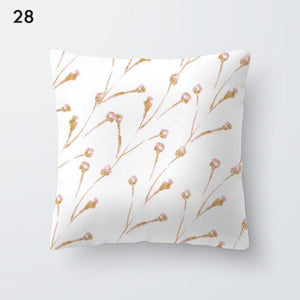 Pink Geometric Decorative Pillow Cushion Covers Polyester Pillow Case Home Pillowcase Decorative Pillowcase For Sofa Cute Charming Home Decor Cushion Cover