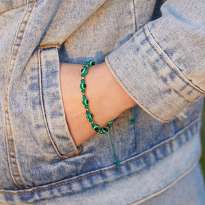 Pinky Promise Blue Bracelet Sets Colorful Crystal Bead Rope Chain Lucky Couple Bracelets Colorful Eye Bracelets Handmade Braided Rope Bracelets For Women Friendship Charm Jewelry