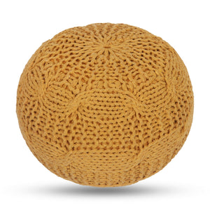 Samiyah Hand Knitted Pouf