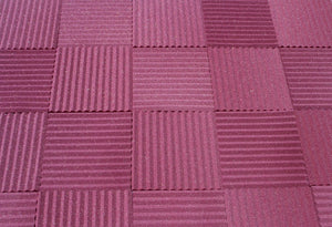 1 Inch Acoustic Foam Wedge Style Panels - 13 Color Options