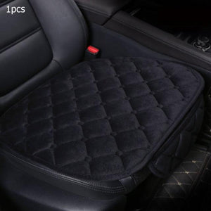 Plush Car Seat Covers Front Rear Full Set Choose Car Seat Cushion Car Memory Foam Heightening Seat Cushion Plush Seat Pad Protector Car Accessories  Lower Back Pain Relief Cushion Anti-Slip