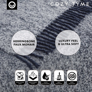 Samara Faux Mohair Throw