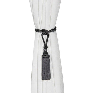 Polyester Tassel Curtain Tieback Handmade Hanging Tassels Fringe Curtains Holder Buckle Rope Decor Room Accessories European Style High-Grade Curtains Tieback Rope Tassel Holdbacks