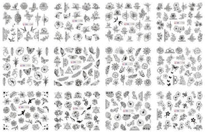 Pop Art Nail Stickers Sexy Girl Designs Comics Water Transfer Decals Manicure Lips Nail Art Decorations Slider Nail Art Stickers Decals Nail Art Supplies Valentines Day 3D Self-Adhesive Nail Decorations Accessories Women Girls Manicure Decorations