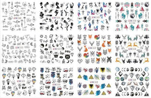 Pop Art Nail Stickers Sexy Girl Designs Comics Water Transfer Decals Manicure Lips Nail Art Decorations Slider Nail Art Stickers Decals Nail Art Supplies Valentines Day 3D Self-Adhesive Nail Decorations Accessories Women Girls Manicure Decorations