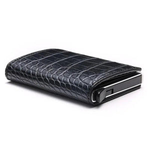 Pop Up Mini Wallet Metal Business Wallet For Man And Women Smart Slim Wallet Holder Excellent Gift For Businessman