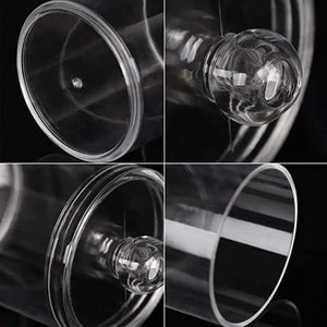 Portable 2pcs Cosmetics Storage Box Makeup Organizer Bathroom Jar Cotton Swab Cotton Pad Jewelry Round Plastic Box Storage Container
