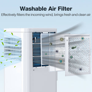 Portable Air Conditioner with Dehumidifier & Fan Modes A5407