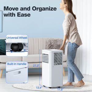 Portable Air Conditioner with Dehumidifier & Fan Modes A5407