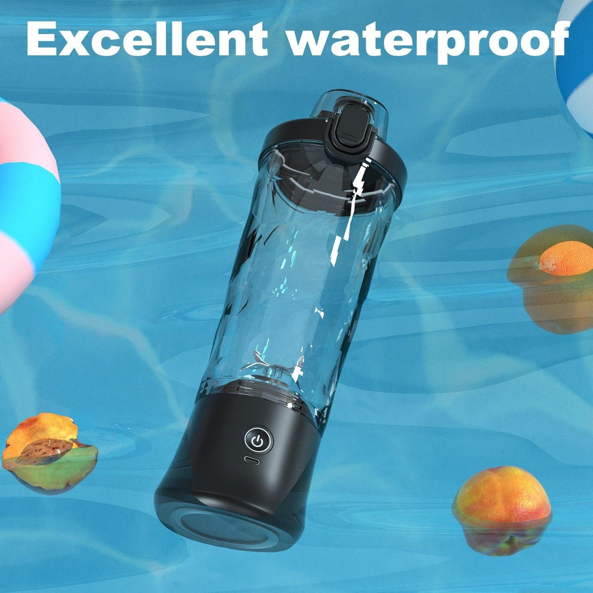 Portable Blender 600ml Electric Juicer Fruit Mixers 4000mah Usb Rechargeable Smoothie Mini Blender Personal Juicer Colorful Cup  Personal Size Blender Mini Fruit Mixer Milkshake Smoothie Maker With Usb Rechargeable Juicer