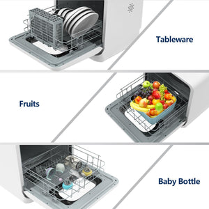 Portable Dishwasher Countertop with 6 Washing modes DW8306