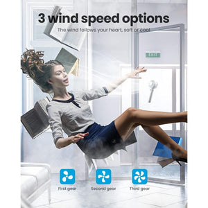 Portable Fan Mini Handheld Fan USB Rechargeable 3 Speed Personal Handheld Small Pocket Fan with Base for Indoor Outdoor Handheld Fan Mini Portable Fan Rechargeable Battery Fan Cute Design 3 Speed Dual Motors Personal Small Desk Fan with Base