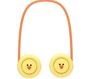 Portable Hanging Neck Fan 3-Speed Adjustable Twin Turbo USB Charge Folding Storage Silent Fans Cool Summer Work Sports Equipment Neck Hanging Cooling Fan USB Rechargeable 3 Speed Portable Bladeless Cooler Fan