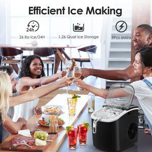 Portable Ice Maker with Handle Z5822H