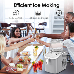 Portable Ice Maker with Handle Z5822H