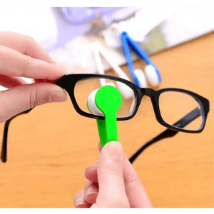 Portable Mini Soft Eye Glasses Lens Cleaning Colorful Brush Cleaner Wipe Microfiber Spectacles Eyeglass Eyewear Cleaner
