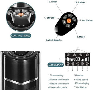 Portable Oscillating Tower Fan