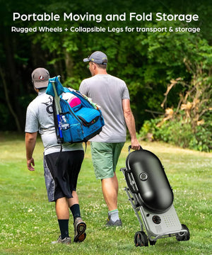 Portable  Propane Gas Grill, 15000BTUS, 348 SQ Inch  Cooking Areas, for Outdoor Camping/Tailgating/Picnic, Black