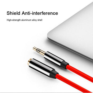 Premium 3.5mm 1m/2m/3-m  AUX Headphone Cable Jack For Car  Speaker Mobile Phone Headphones