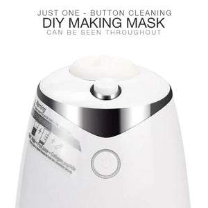 Premium Intelligent Facial Mask Maker for Collagen Fruit Vegetable Automatic Face Cream Making Facial Cream Maker Machine, Professional Facial Mask Machine Collagen Fruit Vegetable Automatic Facial Care Masks Maker Machine with Human Voice Reminder