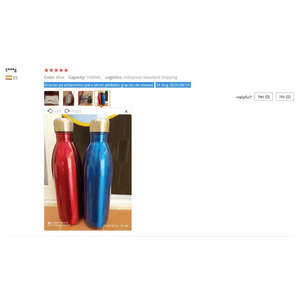 Premium Quality 350/500/750/1000ml Double-wall Creative BPA free Water Bottle Stainless Steel Beer Tea Coffee Portable Sport Vacuum thermos