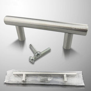Stainless Steel Kitchen Door Cabinet T Bar Handle Pull Knob Door Pull Handle Stainless Door Handle Stainless Steel Hollow Bar Drawer Pulls Cupboard Knob For Kitchen Furniture