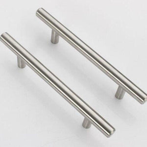 Stainless Steel Kitchen Door Cabinet T Bar Handle Pull Knob Door Pull Handle Stainless Door Handle Stainless Steel Hollow Bar Drawer Pulls Cupboard Knob For Kitchen Furniture