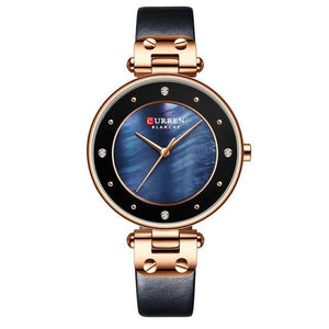 Women's Luxury Watches In Excellent Background And Zircon Designs Business Style Wristwatch Perfect Gift For Her