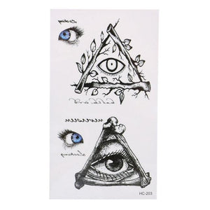 New Waterproof Temporary Wolf Sticker Tattoo Mens Modern Tattoo Realistic Design