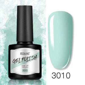 Modern Womens Glossy Colorful 8ml Nail Gel Polish Permanent UV LED  High Quality Crystal Effect Design