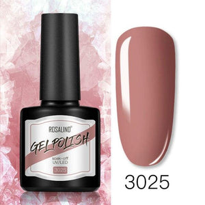Modern Womens Glossy Colorful 8ml Nail Gel Polish Permanent UV LED  High Quality Crystal Effect Design