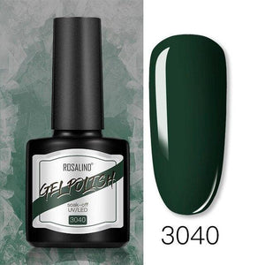 Modern Womens Glossy Colorful 8ml Nail Gel Polish Permanent UV LED  High Quality Crystal Effect Design