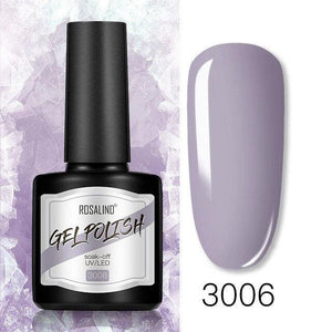 Modern Womens Glossy Colorful 8ml Nail Gel Polish Permanent UV LED  High Quality Crystal Effect Design