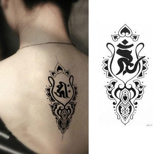 Luxury Colorful And Black Womens Tattoo Temporary Flower Waterproof Elegant Modern Tattoo For Shoulder