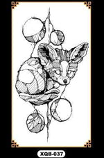 Luxury Colorful And Black Womens Tattoo Temporary Flower Waterproof Elegant Modern Tattoo For Shoulder