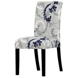 Printed Chair Cover Washable Removable Big Elastic Seat Arm Covers Slipcovers Stretch For Banquet Hotel Printed Dining Chair Slipcovers, Removable Washable Soft Spandex Stretch Chair Covers Banquet Chair
