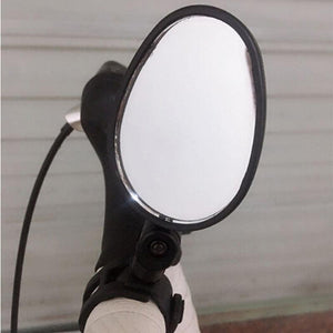 2Pcs Bicycle Mirror Universal Handlebar Rearview Mirror 360 Degree Rotate For Bike Bicycle Cycling Accessories Wide Angle Convex Mirror Adjustable Rotatable Handlebar For Mountain Bike Off Road Bike and Fixed Gear Bike Handlebars