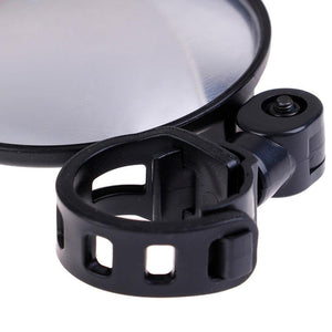 2Pcs Bicycle Mirror Universal Handlebar Rearview Mirror 360 Degree Rotate For Bike Bicycle Cycling Accessories Wide Angle Convex Mirror Adjustable Rotatable Handlebar For Mountain Bike Off Road Bike and Fixed Gear Bike Handlebars